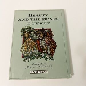 Vtg Beauty and the Beast Book E Nesbit illus by Julia Christie Mini Book